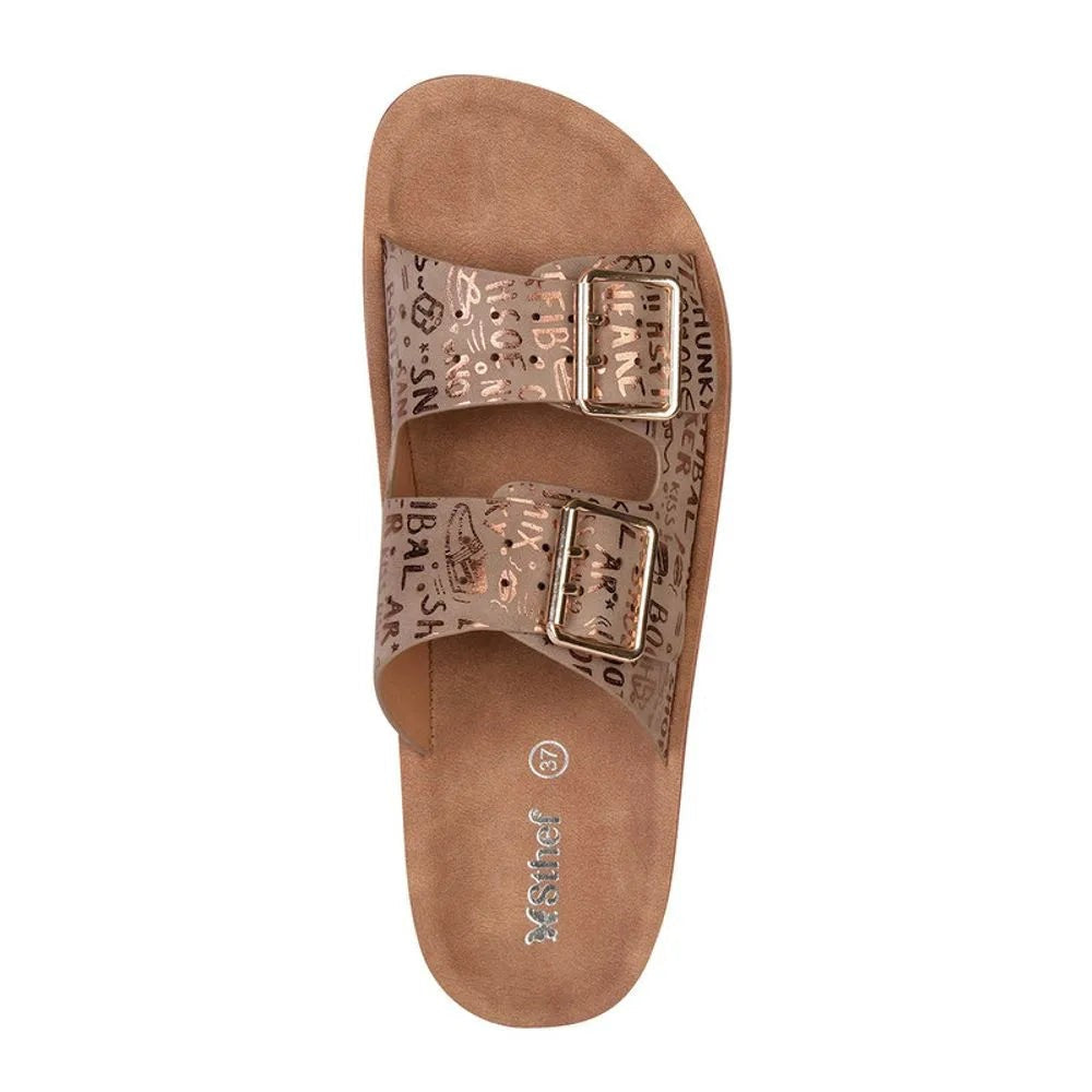 Sandalia Casual Mujer 8015 Blanco Sthef Sthef