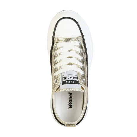 Zapatilla Casual Mujer 8033 Dorado Sthef Sthef