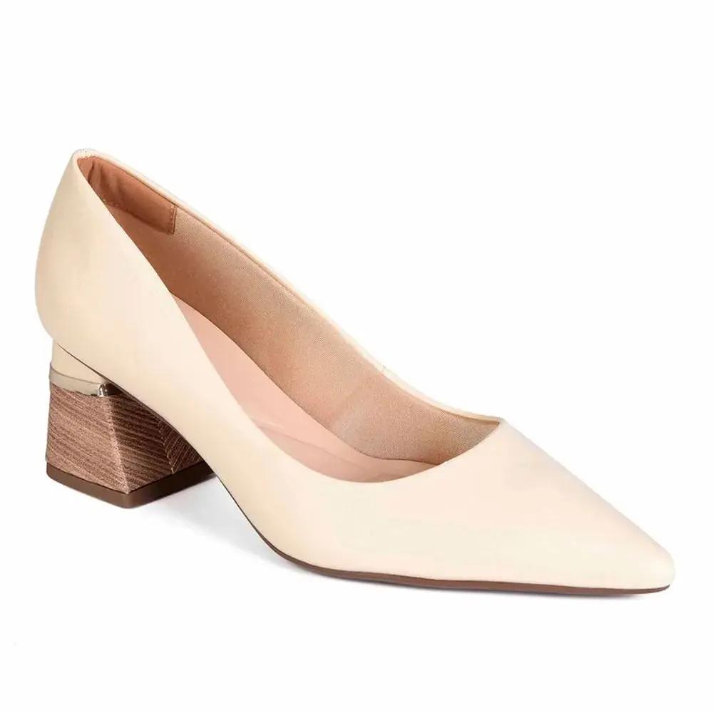 ZAPATO MUJER MIKAELA VESTIR MANTEIGA 20252-01 Mikaela