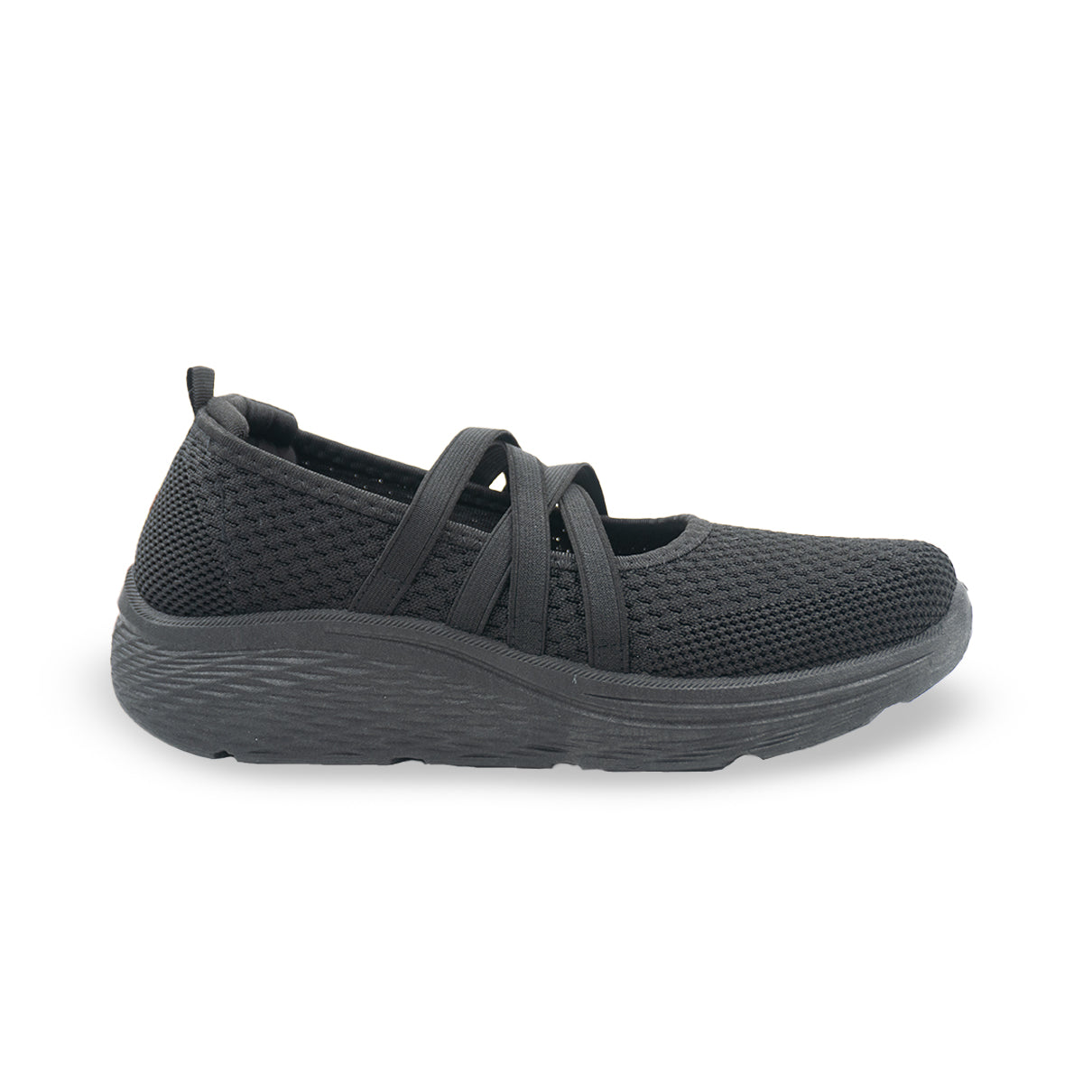 ZAPATILLA MUJER STHEF CASUAL NEGRO 8288