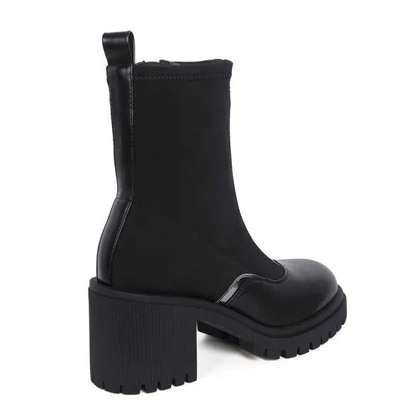 Botin Vestir Mujer 8110 Negro Sthef