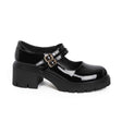 Mocasin Mujer 8119 Negro Charol Sthef