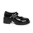 Mocasin Mujer 8119 Negro Charol Sthef
