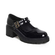 Mocasin Mujer 8119 Negro Charol Sthef