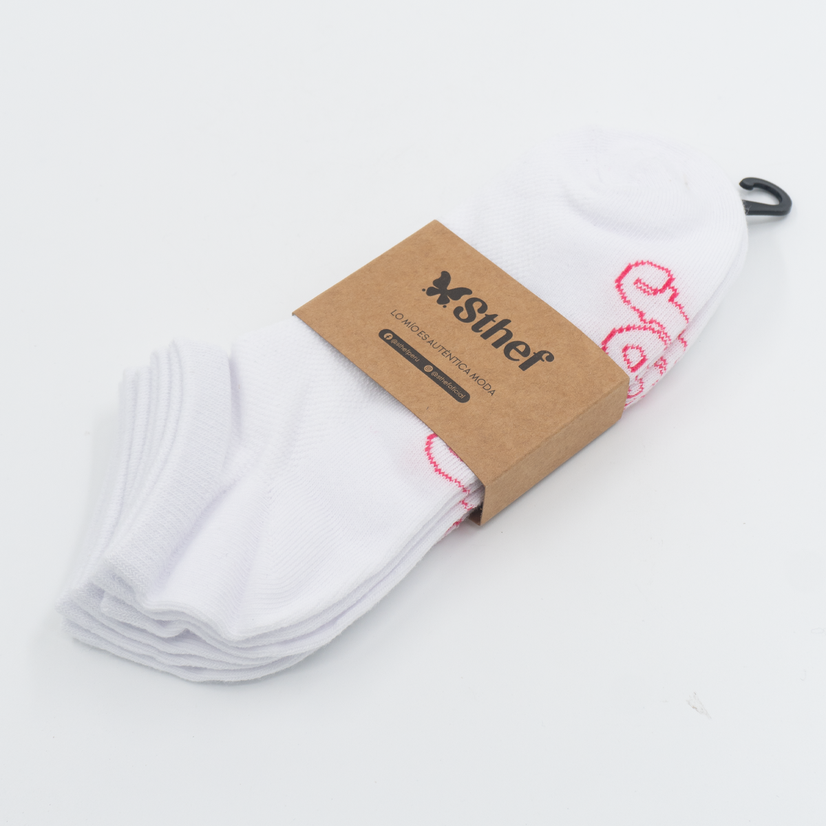 MEDIAS PACK DE 03 UNDS STHEF BLANCO 8366
