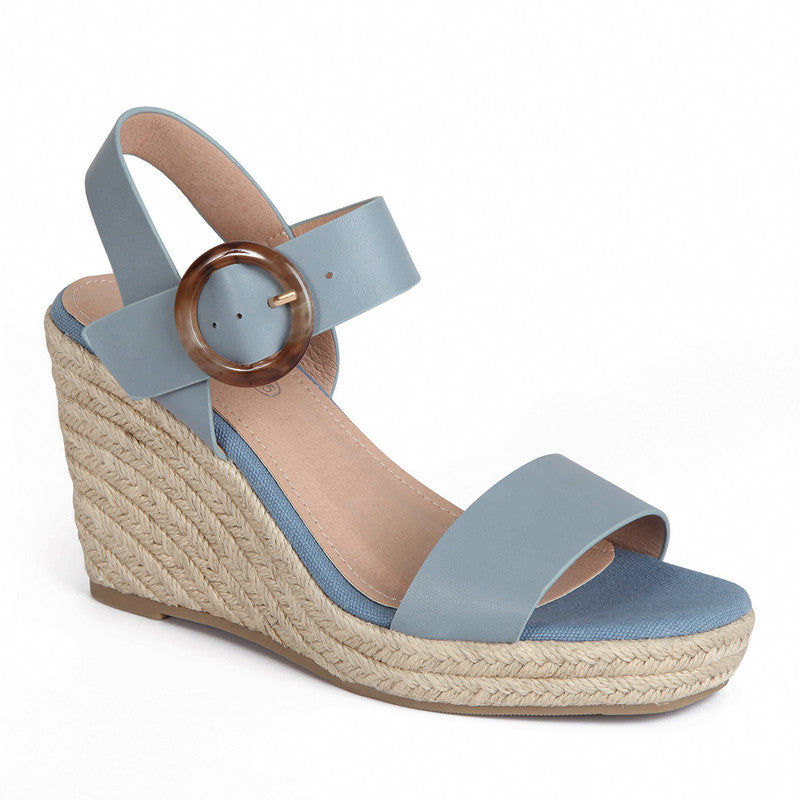 SANDALIA MUJER STHEF CASUAL AZUL 7783