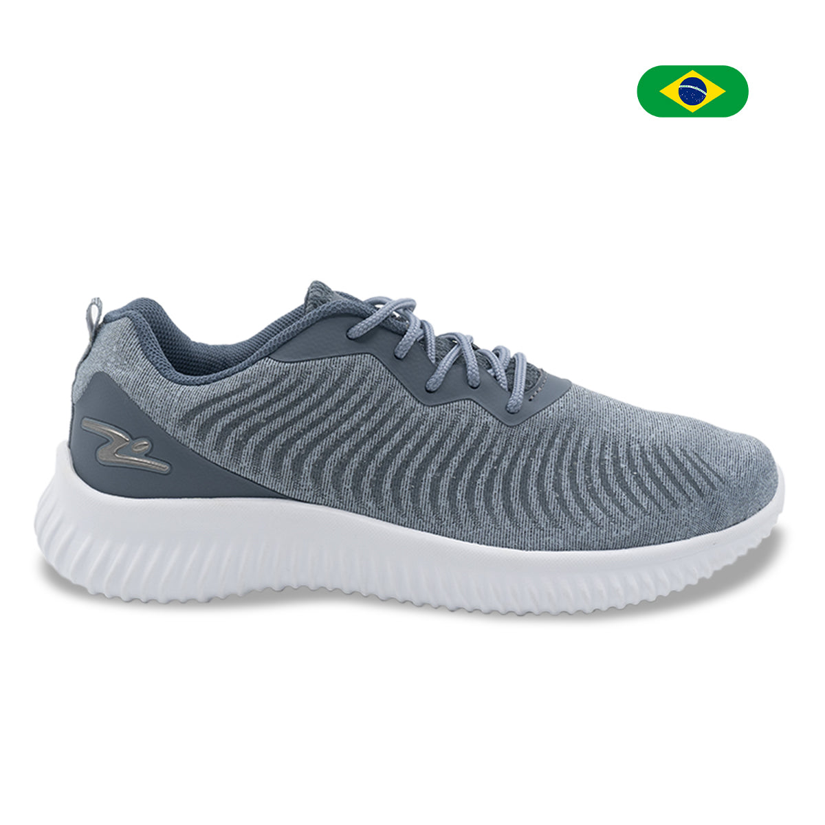 ZAPATILLA AD RUN STEEL/BRANCO 8707F/U