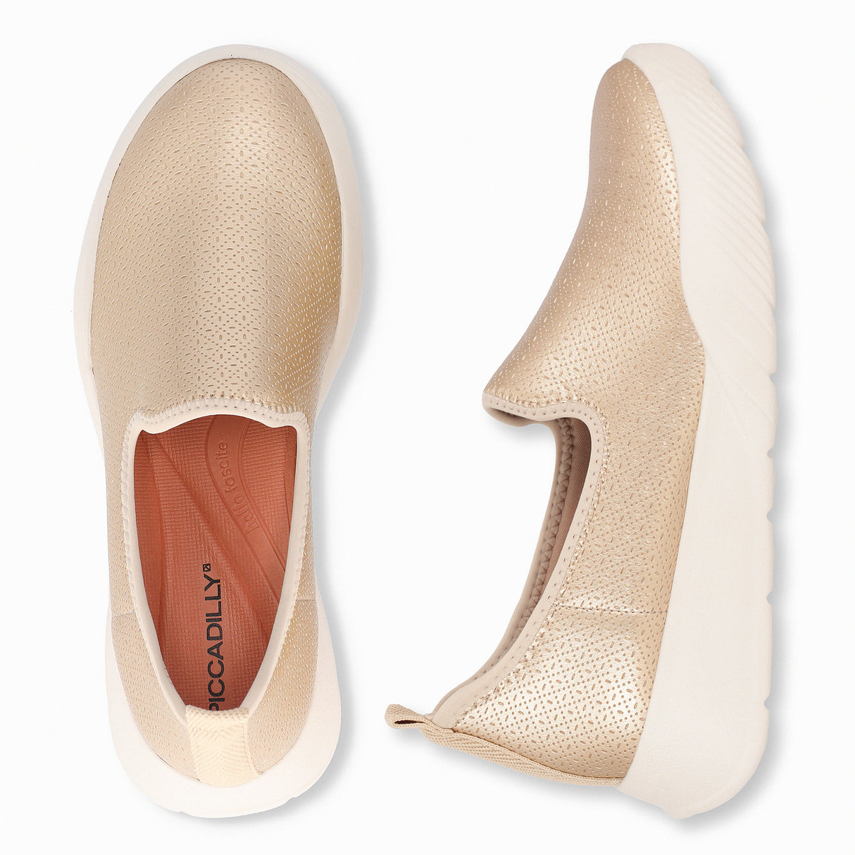 ZAPATILLA FASCITE MUJER PICCADILLY OURO/MARFIM 94901700000029