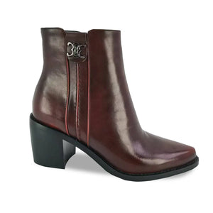BOTIN MUJER STHEF VESTIR BURGUNDY 8104
