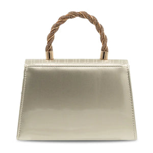 CARTERA FIESTA MUJER DORADO STHEF 8232