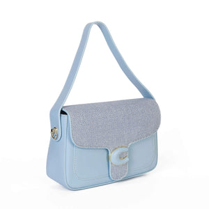 CARTERA CASUAL MUJER AZUL STHEF 8054