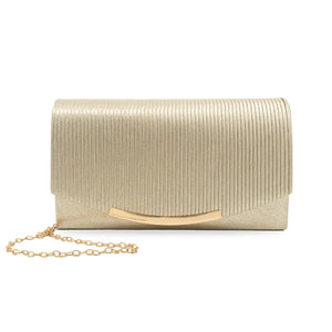 CARTERA FIESTA MUJER DORADO STHEF 8222