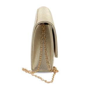 CARTERA FIESTA MUJER DORADO STHEF 8222