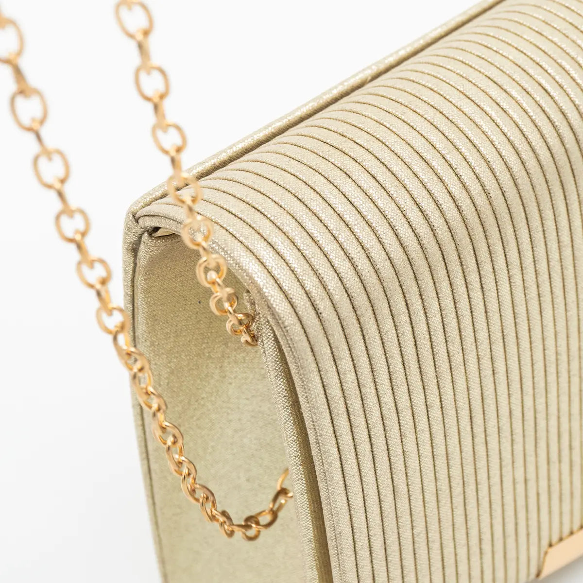 CARTERA FIESTA MUJER DORADO STHEF 8222