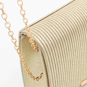 CARTERA FIESTA MUJER DORADO STHEF 8222