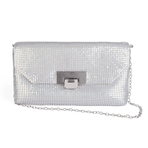 CARTERA FIESTA MUJER PLATA STHEF 8070
