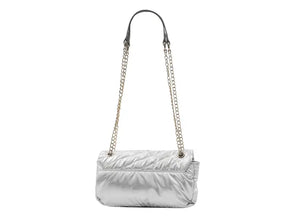 CARTERA CASUAL MUJER PLATA STHEF 8083