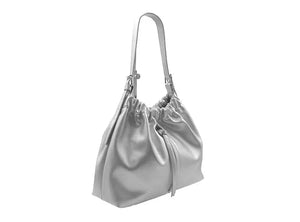 CARTERA CASUAL MUJER PLATA STHEF 8085