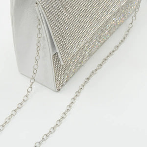 CARTERA FIESTA MUJER PLATA STHEF 8220