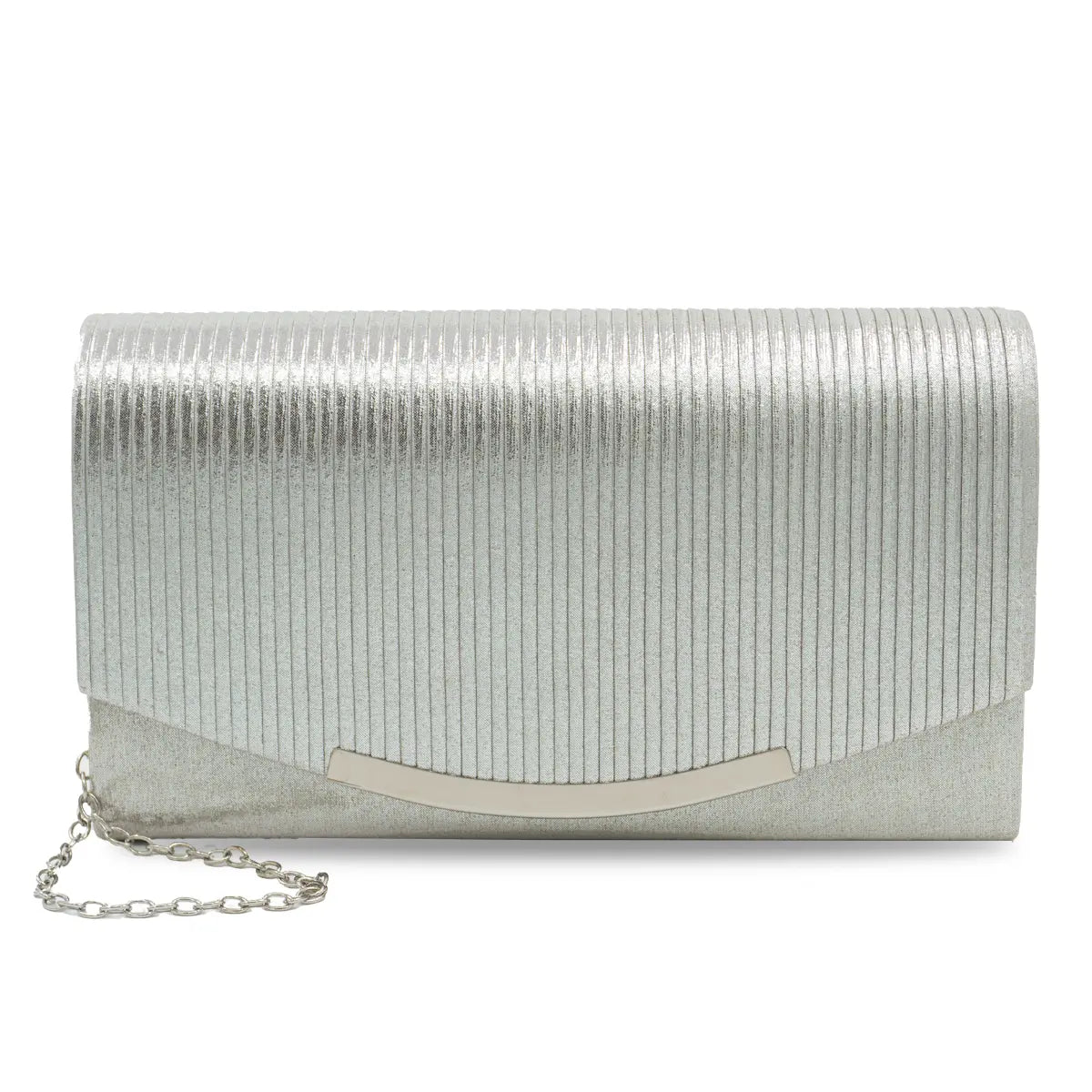 CARTERA FIESTA MUJER PLATA STHEF 8222