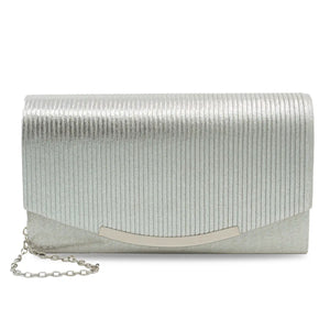 CARTERA FIESTA MUJER PLATA STHEF 8222