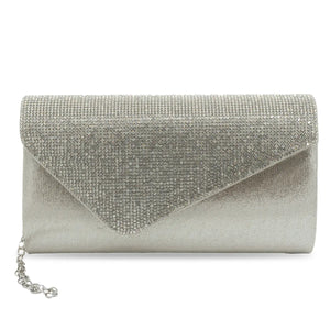 CARTERA FIESTA MUJER PLATA STHEF 8223