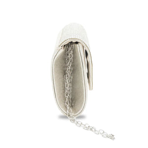 CARTERA FIESTA MUJER PLATA STHEF 8223