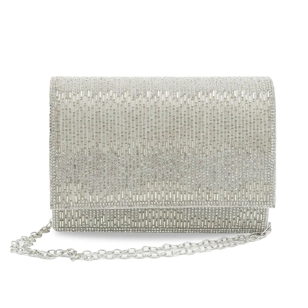 CARTERA FIESTA MUJER PLATA STHEF 8225