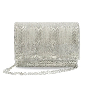 CARTERA FIESTA MUJER PLATA STHEF 8225