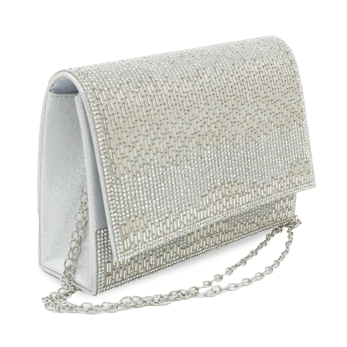 CARTERA FIESTA MUJER PLATA STHEF 8225