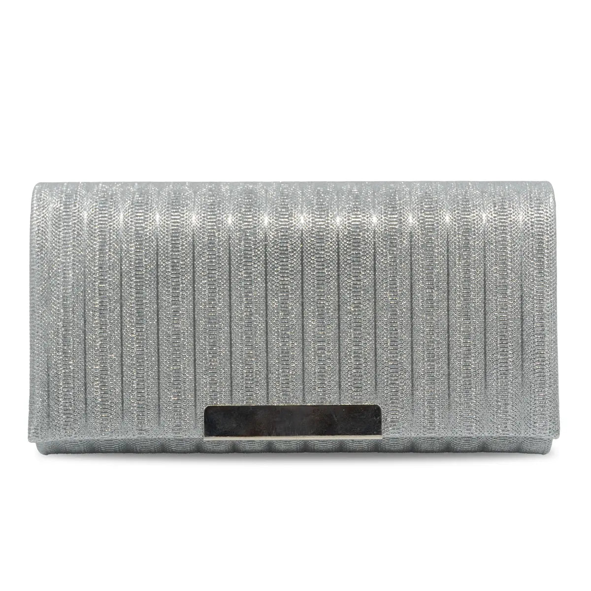 CARTERA FIESTA MUJER PLATA STHEF 8229