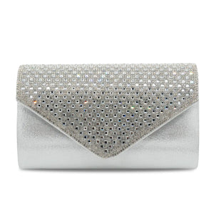 CARTERA FIESTA MUJER PLATA STHEF 8230