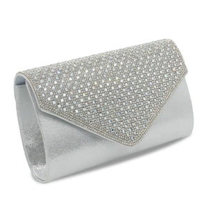CARTERA FIESTA MUJER PLATA STHEF 8230