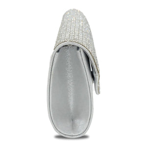 CARTERA FIESTA MUJER PLATA STHEF 8230