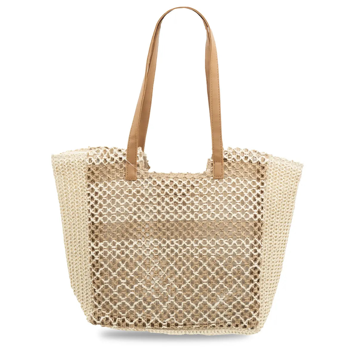 CARTERA PLAYERA MUJER BEIGE STHEF 8234