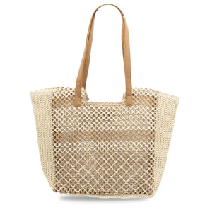 CARTERA PLAYERA MUJER BEIGE STHEF 8234