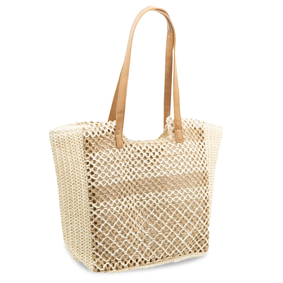 CARTERA PLAYERA MUJER BEIGE STHEF 8234