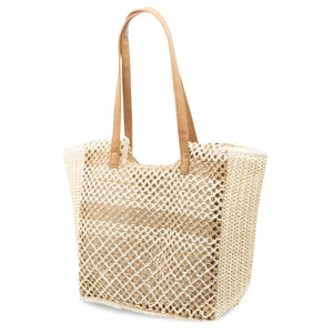 CARTERA PLAYERA MUJER BEIGE STHEF 8234