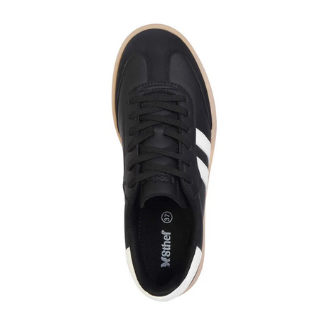 Zapatilla Casual Mujer 8132 Black Sthef Sthef