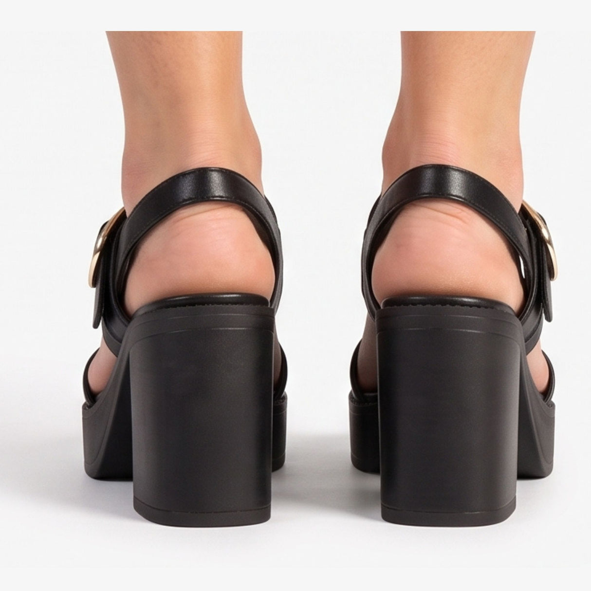 SANDALIA MUJER STHEF CASUAL NEGRO 7858