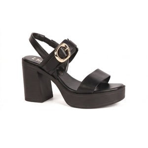 SANDALIA MUJER STHEF CASUAL NEGRO 7858