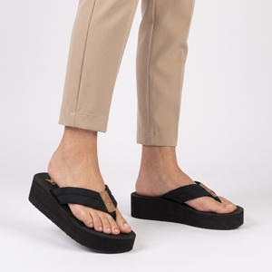 SANDALIA MUJER STHEFPLAYERA NEGRO 8204