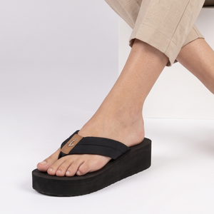 SANDALIA MUJER STHEFPLAYERA NEGRO 8204