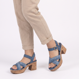 SANDALIA MUJER STHEF CASUAL JEANS 8046
