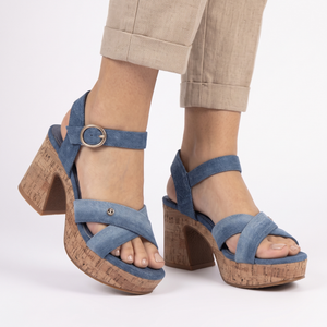 SANDALIA MUJER STHEF CASUAL JEANS 8046