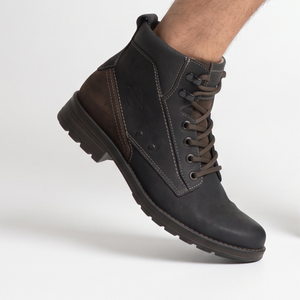 BOTIN HOMBRE PEGADA CUERO COFFE 181301-08