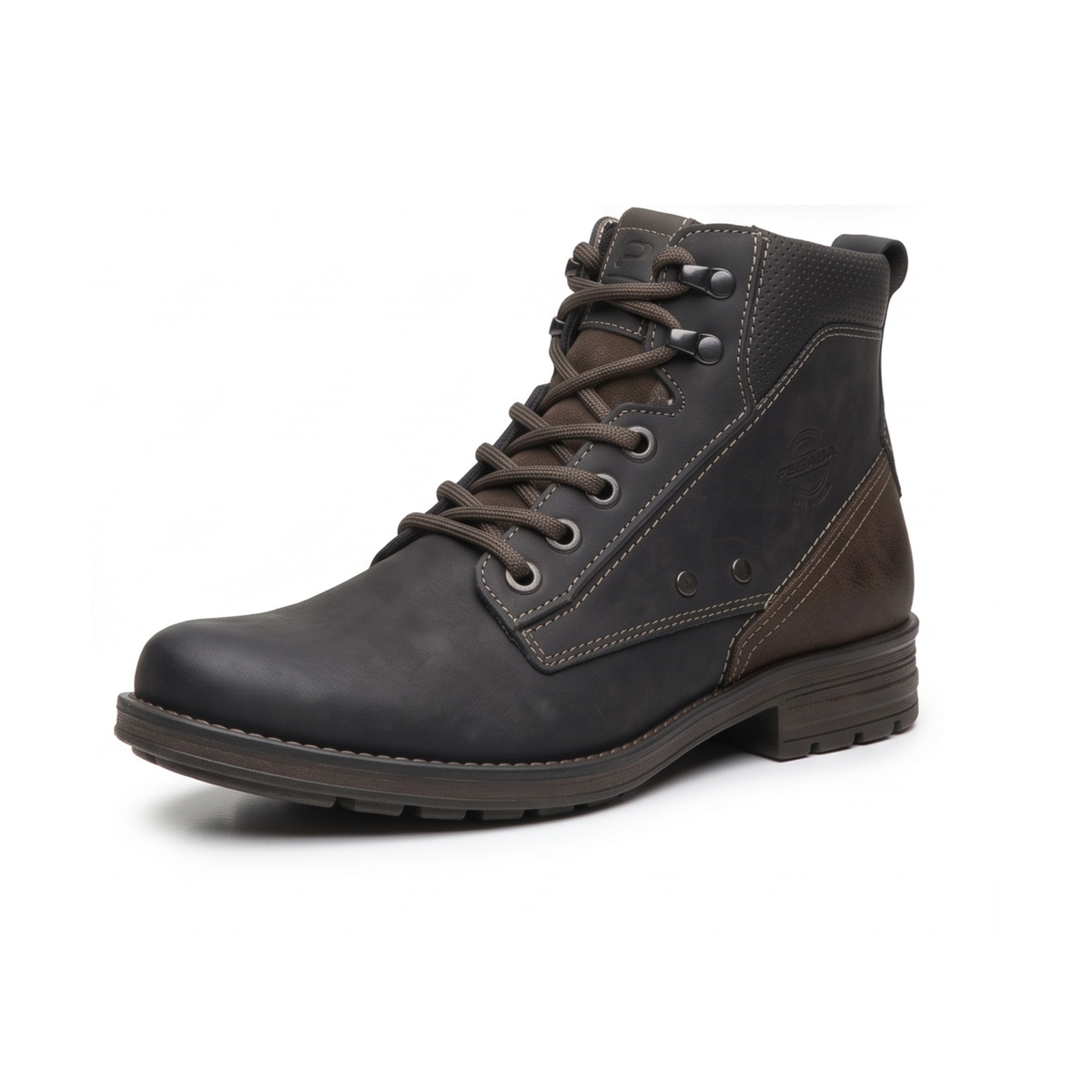 BOTIN HOMBRE PEGADA CUERO COFFE 181301-08