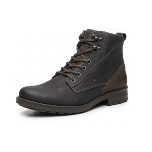 BOTIN HOMBRE PEGADA CUERO COFFE 181301-08