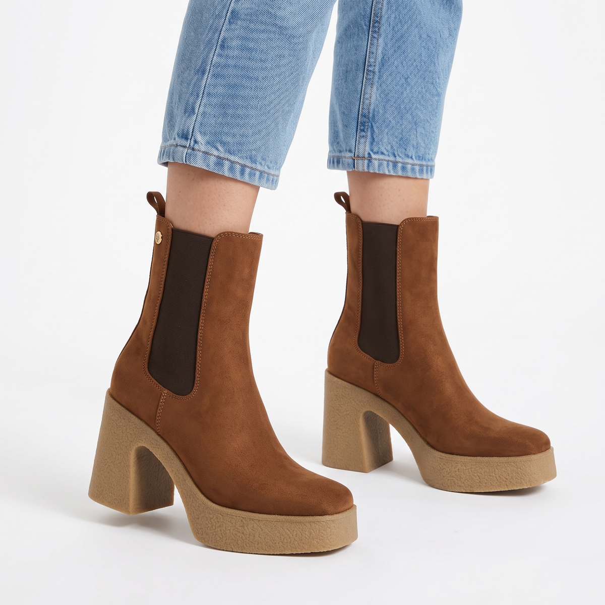 BOTA MUJER STHEF CASUAL MARRON 7610