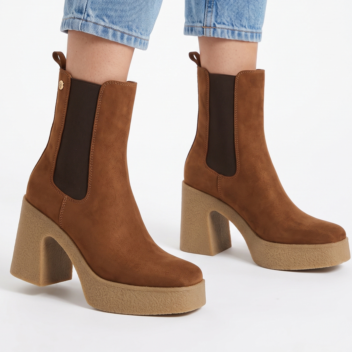 BOTA MUJER STHEF CASUAL MARRON 7610